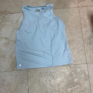 blue top- workout